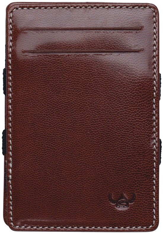 Golden Head Cuir porte-cartes Bari RFID Protect Wunder-Börse 4044 Cognac brun