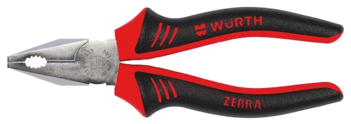 Wurth - Combinatietang ZEBRA DIN ISO 5746 - Combinatietang DIN ISO 5746