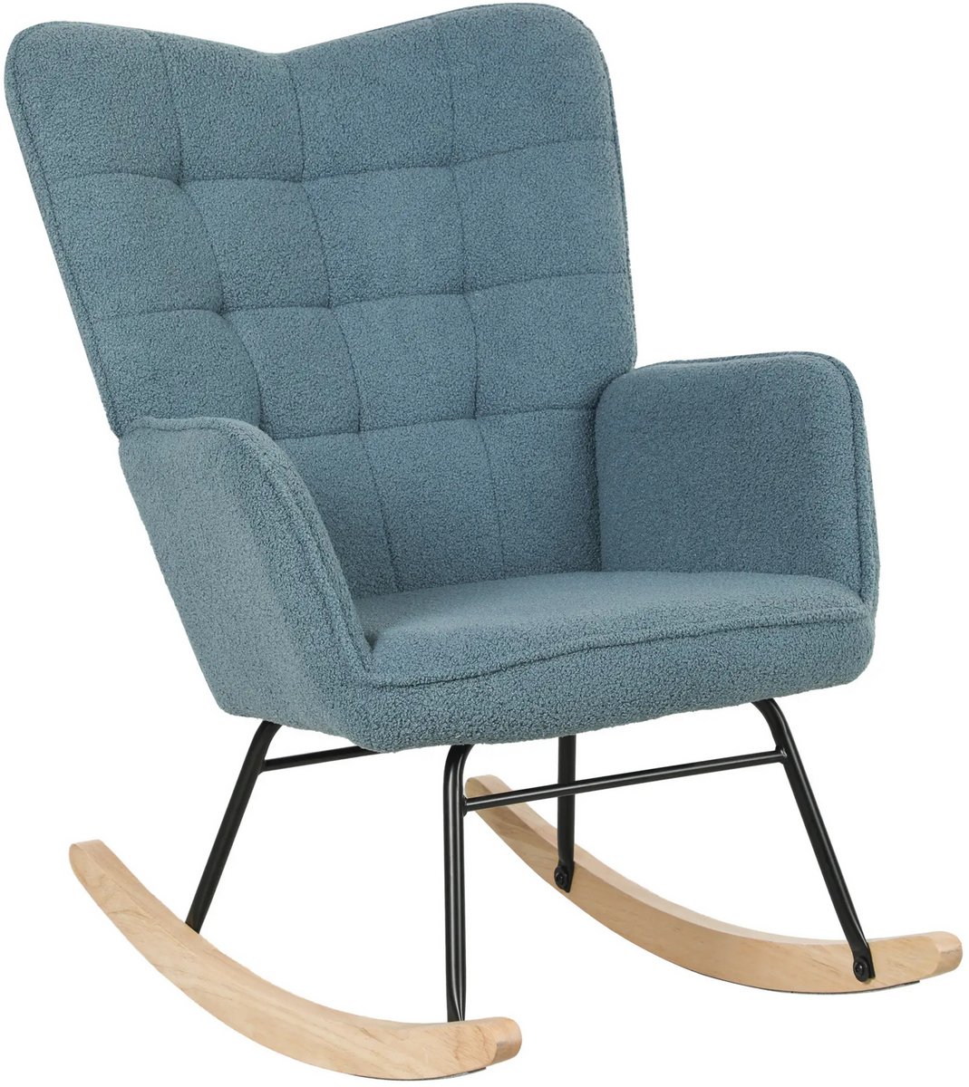 Schommelstoel - Stoelen - Meubels - Fauteuil - Blauw