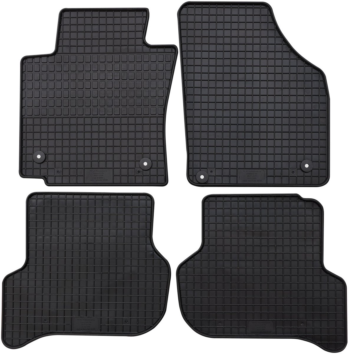 Rubbermatten Seat Leon 2006-2012 (complete set) - Petex