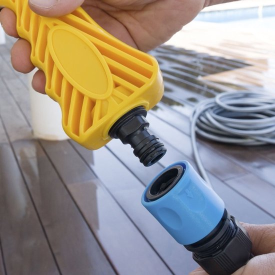 Hogedrukreiniger - Hogedrukreiniger Auto - Drukspuit - Plantenspuit - Waterspuit - Auto Wassen - Multifunctioneel - 8 in 1 van Merkloos	 — afbeelding 2