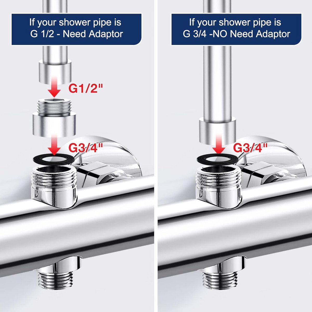 Fugaflow Thermostatische Bad-douchekraan Chroom