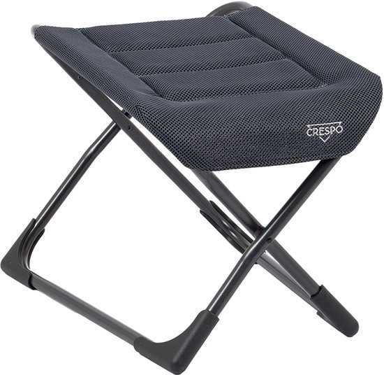 Crespo AL/231 Poggiapiedi In Alluminio Color Grigio Scuro – Comodo, Elegante E Super Leggero