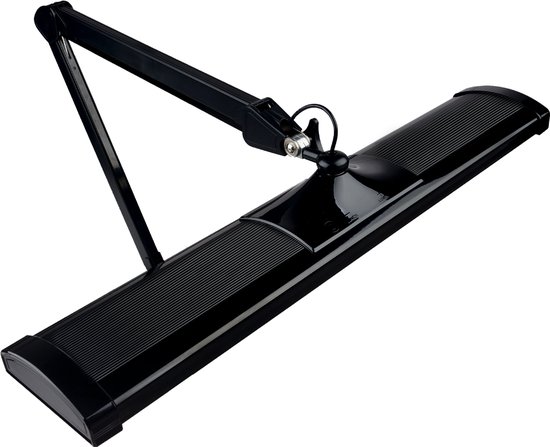 DistinQ Bureaulamp met Klem - Monitor lamp Dimbaar LED – Klemlamp – Lamp - Thuiswerken – Zwart - Handwerklamp - Borduurlamp - Hobbylamp