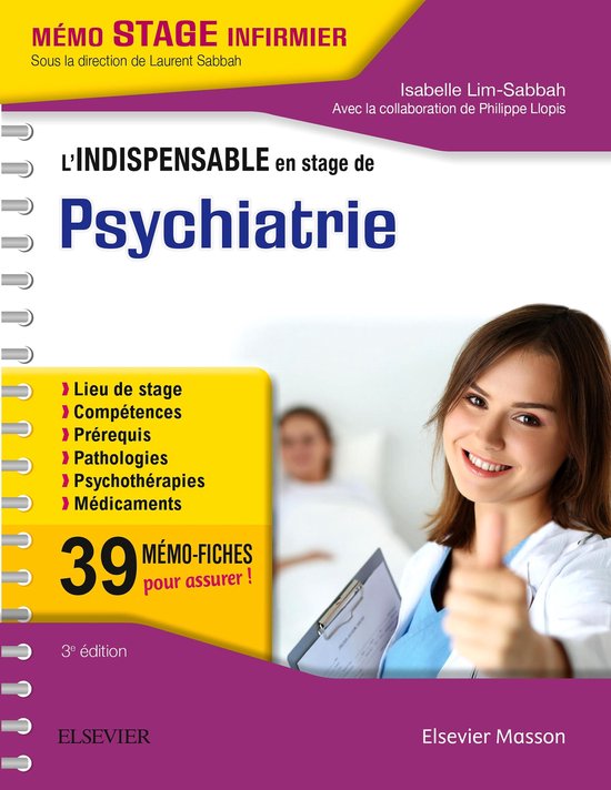 L'indispensable en STAGE de Psychiatrie - cover