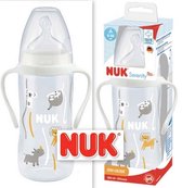 NUK Serenity | Bouteille | 6-18 mois | 300 ml | taille de la tétine : contrôle du débit | 6-18 mois