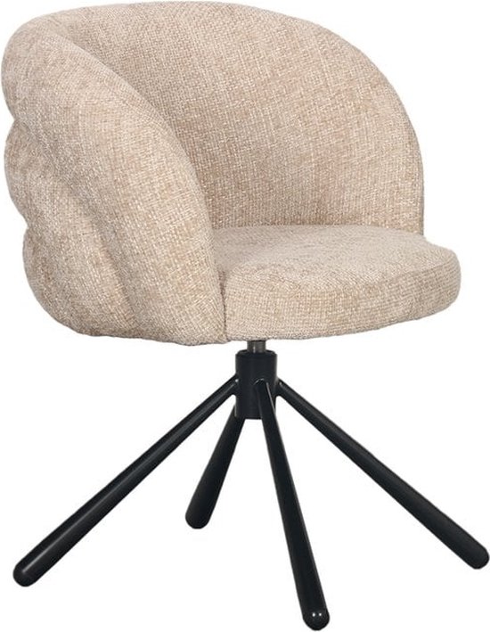Pole to Pole - Chaise pivotante Pebble - Latte