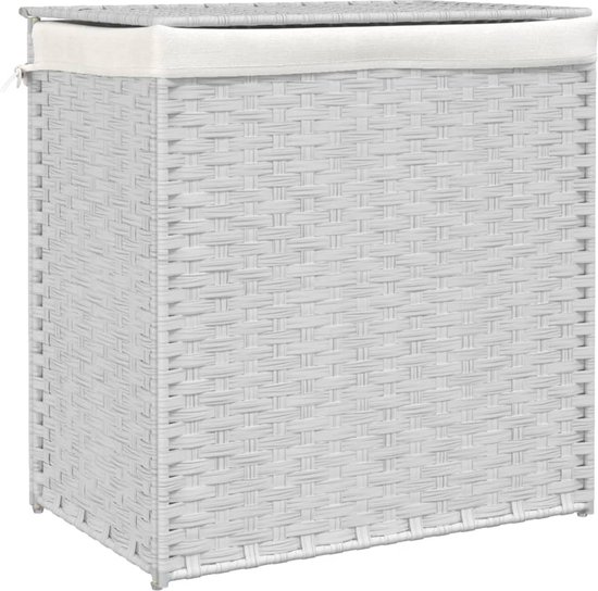 DVier Wasmand wilgentenen wit 48x36 H.62 08WRt-c