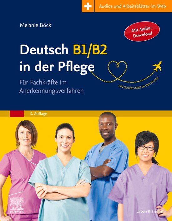 PFLEGE - Lehrbuch - Urban & Fischer Verlag - Deutsch B1/B2 i ... - cover
