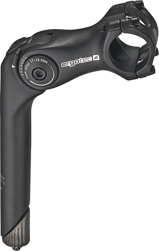 Ergotec Stuurpen Octopus 2 Tube 25.4/31.8 180/90 Zwart van Ergotec — afbeelding 3