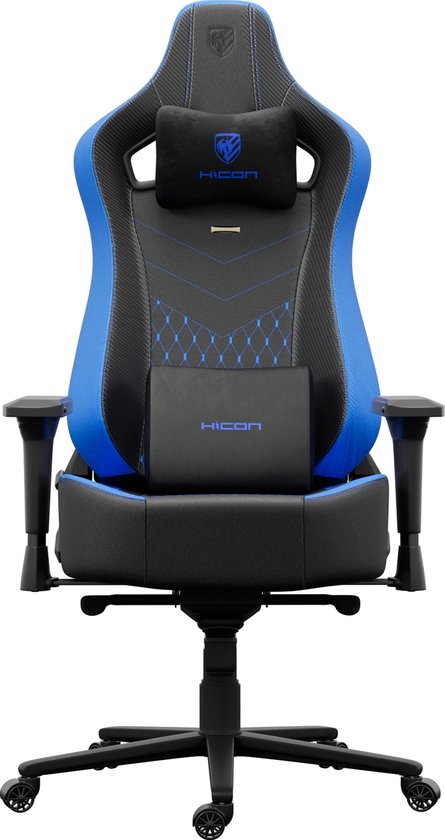 HICON Gamestoel Legend Zwart Blauw Ergonomisch