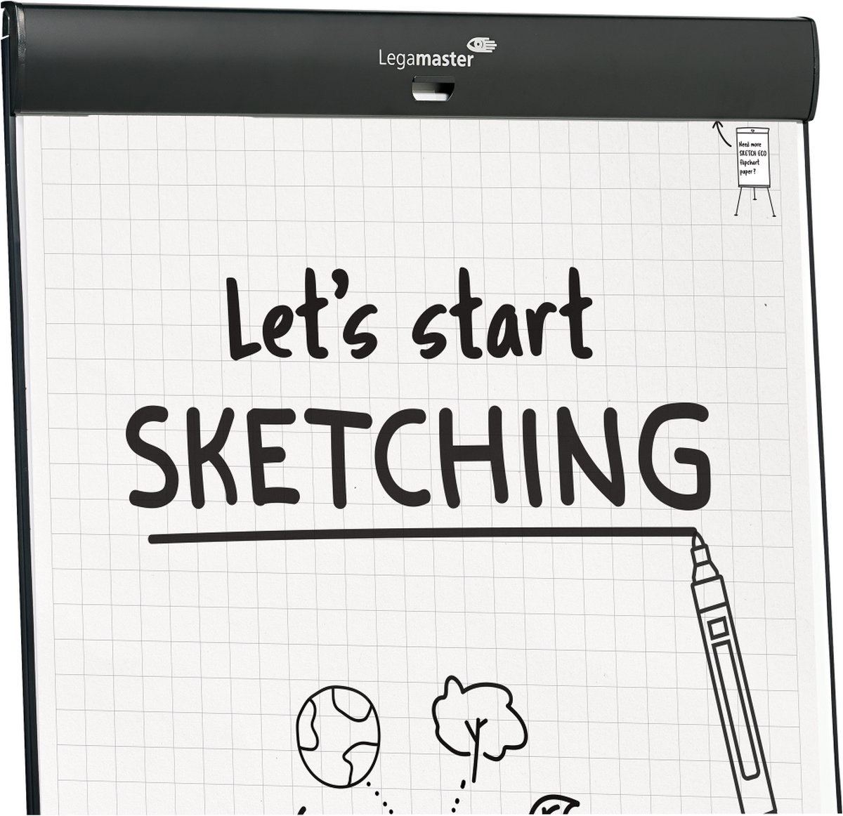Legamaster SKETCH PRO flipover driepoot thumbnail 5