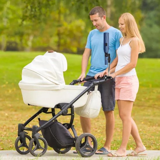 Foto: Mrs jones verstelbare paraplu houder stand verstelbare lengte buis handvat draaibaar 360 voor wandelwagen rolstoel rollator fiets kinderwagen zonnescherm houder fietsenrek wandelwagen paraplu houder1 stks 