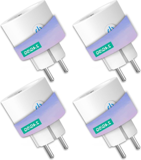 HAMA 176575 Smartplug met verbruikmeter Slimme stekker met energiemonitor Wit