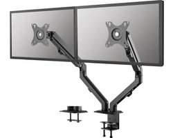 Neomounts FPMA-D650DBLACK Monitorarm 2 schermen - 17-27" - 2-7 kg/scherm - mechanische veer - zwart