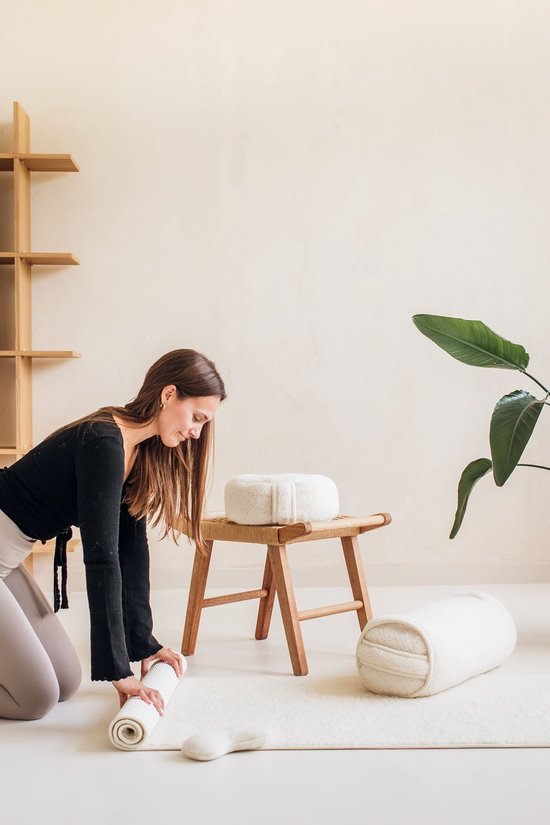Meditatiekussen merino wol - Lotus - Yoga kussen van Lotus — afbeelding 5