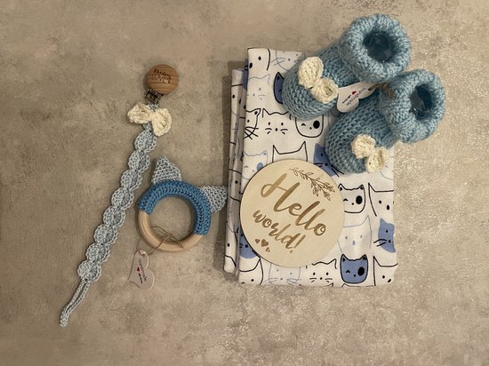 Maminobaby.nl baby geschenkset jongens - Kraamcadeu - Babyshower van Maminobaby.nl — afbeelding 4