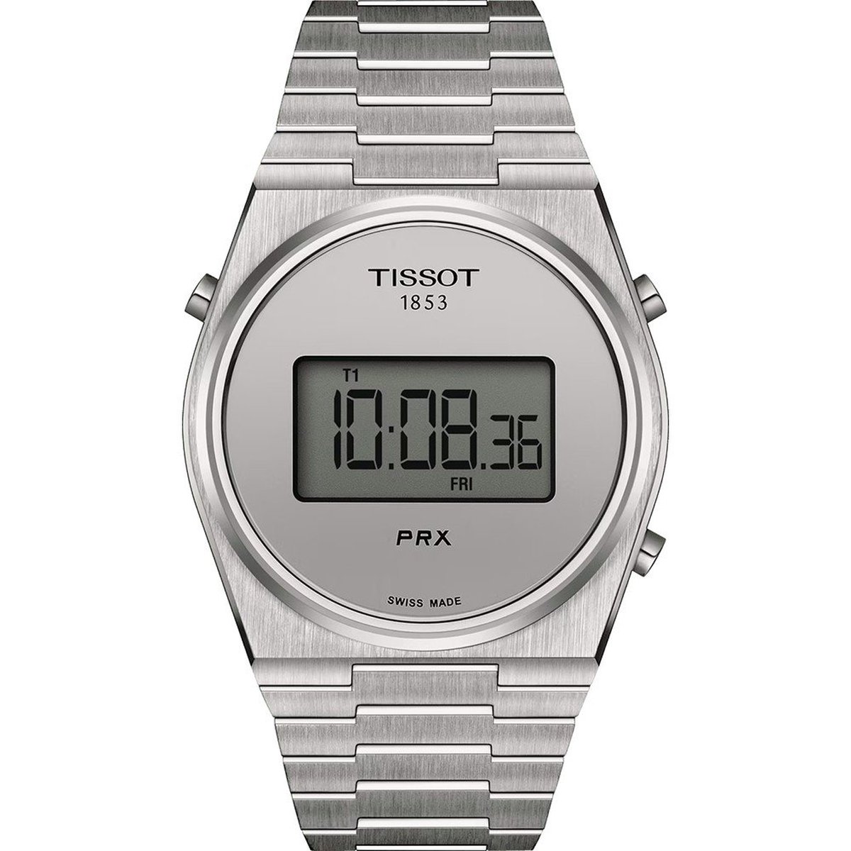 Tissot PRX T1374631103000 Horloge - Staal - Zilverkleurig - Ø 40 mm