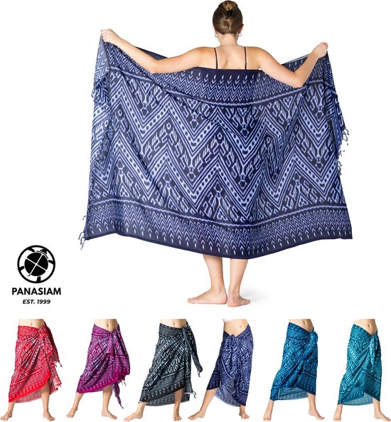 PANASIAM Sarong Wax Batik - Serviette De Plage, Paréo, Jupe