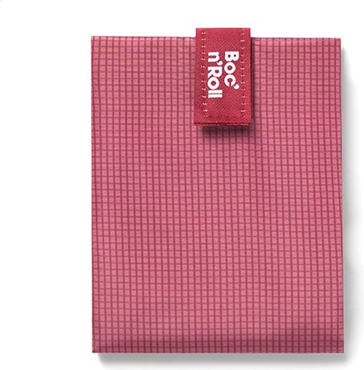 Boc’n’Roll Active Granate - Herbruikbaar Boterhamzakje en Snackverpakking - Sluiting met klittenband - BPA-vrij - Waterdichte binnenlaag - Wasbaar tot 60°C