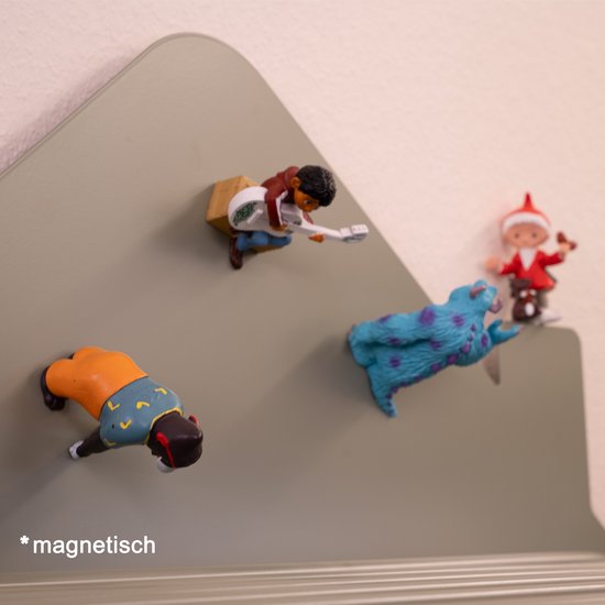Vicco Kinderboekenkast Luigi, Wit, 72 x 79 cm zonder vouwboxen
