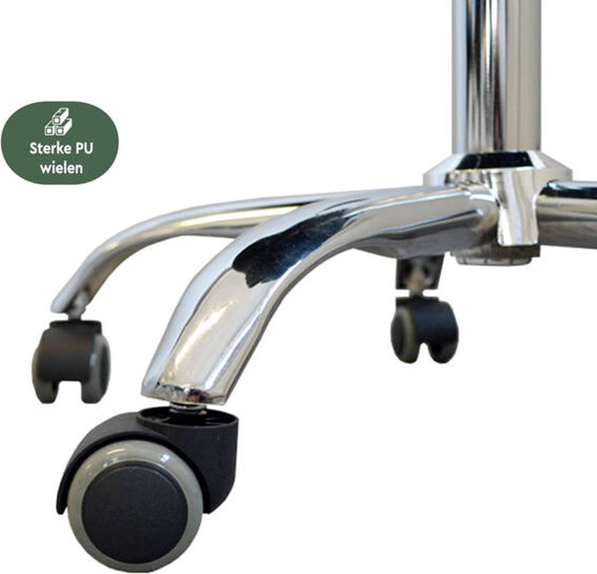 BRASQ OC100 Ergonomische Bureaustoel Zwart met Ademend Mesh - afbeelding 3