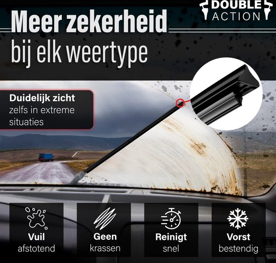 DoubleAction Ruitenwissers | Tesla Model 3, bj 09.2016 - heden