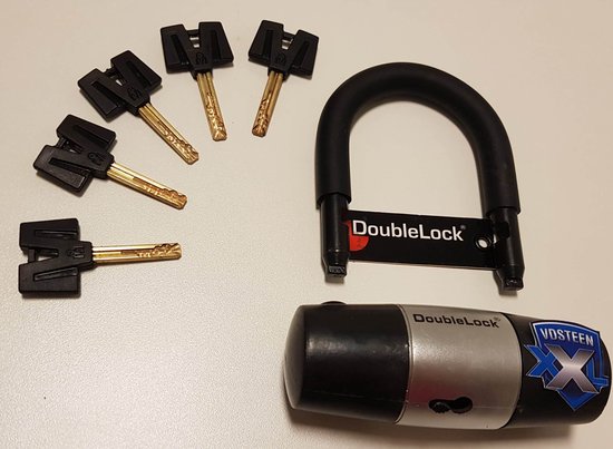 DoubleLock Staalkabel - diameter 10mm - 500cm - beugelslot met ruime beugel - zwart van DoubleLock — afbeelding 5