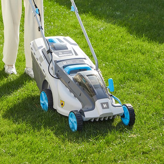 H-Ster accu grasmaaier Ruud 40V - snijbreedte 370mm - snijhoogte 25-75mm - incl. 40V accu en lader — afbeelding 3