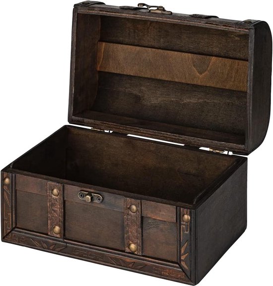 vidaXL Schatkist vintage stijl 66x38x40 cm hout
