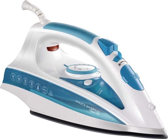 ApexArte® Strijkijzer - Stoomstrijkijzer met Stoomgenerator - Stoomreiniger - Blauw