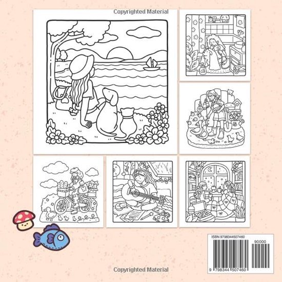 Girl Moments - Cute & Comfy Coloring Book - Coco Wyo - Kleurboek voor volwassenen | bol