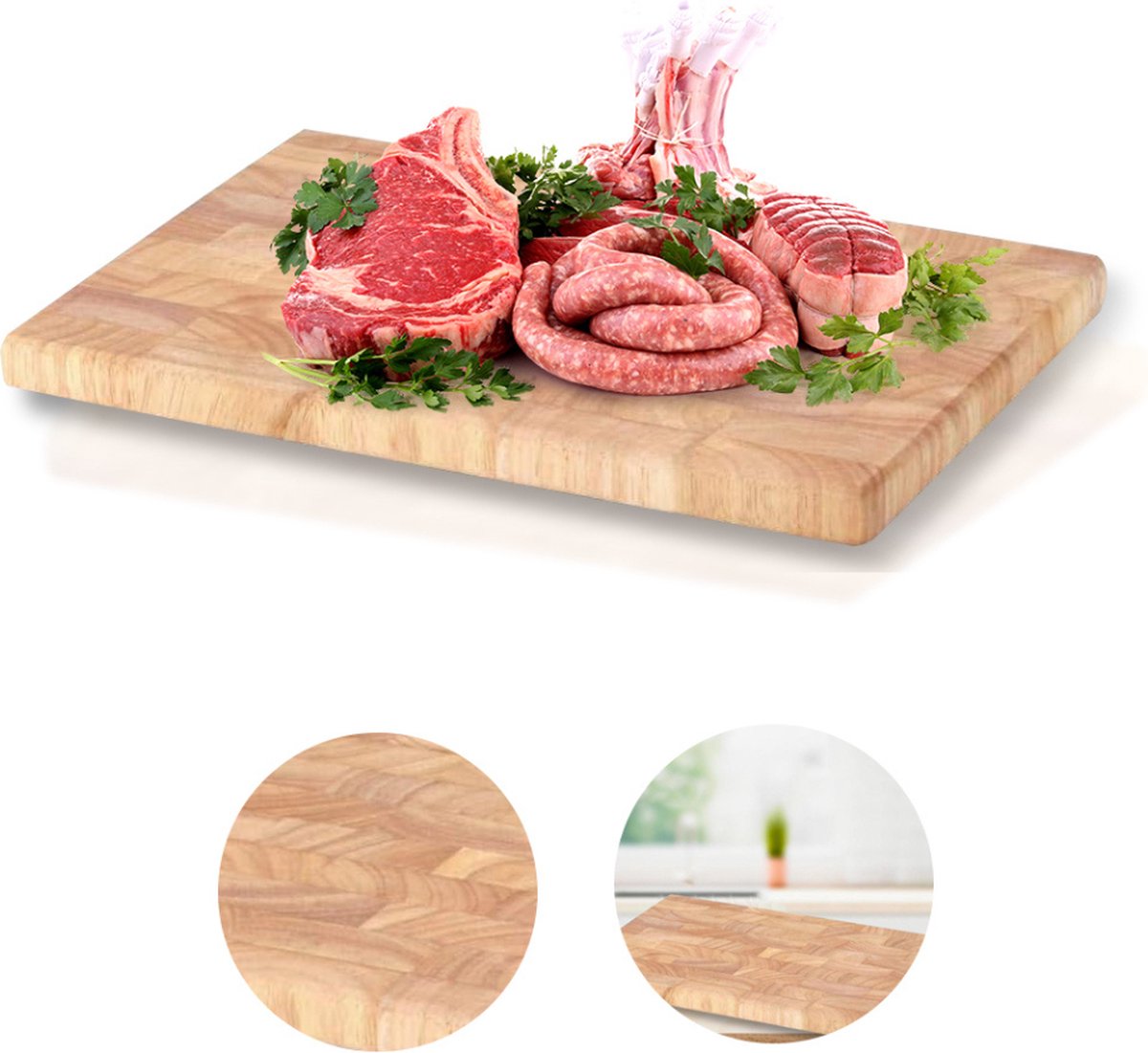 ApexArte® Snijplank Hout - Hakblok - Snijplanken - Bruin