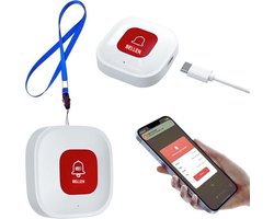 WiFi Smart SOS Noodoproepknop Voor Senioren – Persoonlijke Noodknop Voor Ouderen, Patiënten En Kinderen Met Tuya WiFi En Alarmmelding Naar Mobiele Telefoon