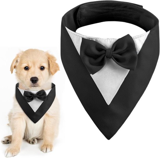 VAPOKF 2 Pack Hond Bandana Meisje Jongen Huisdier Slabbetjes Hond Sjaal