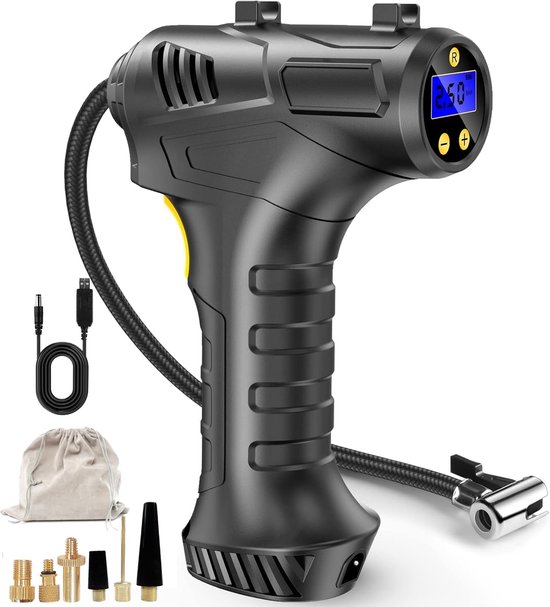 Jansite 6000 mAh draagbare luchtcompressor autobandenpomp 150 psi