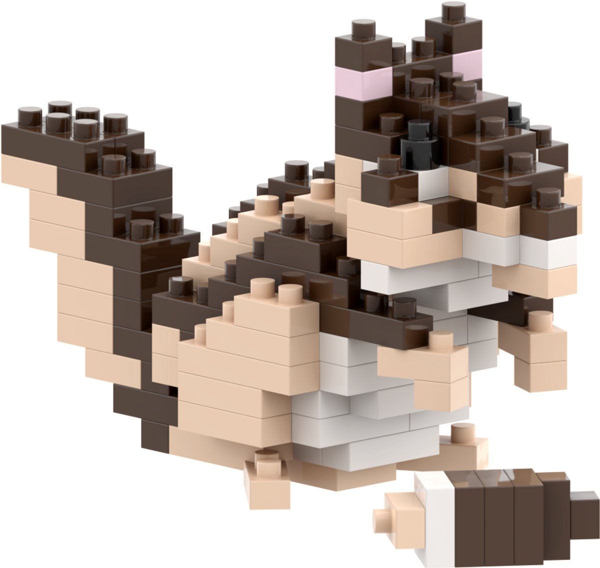 (Aard)Eekhoorn- Brixies- nano-bouwsteentjes