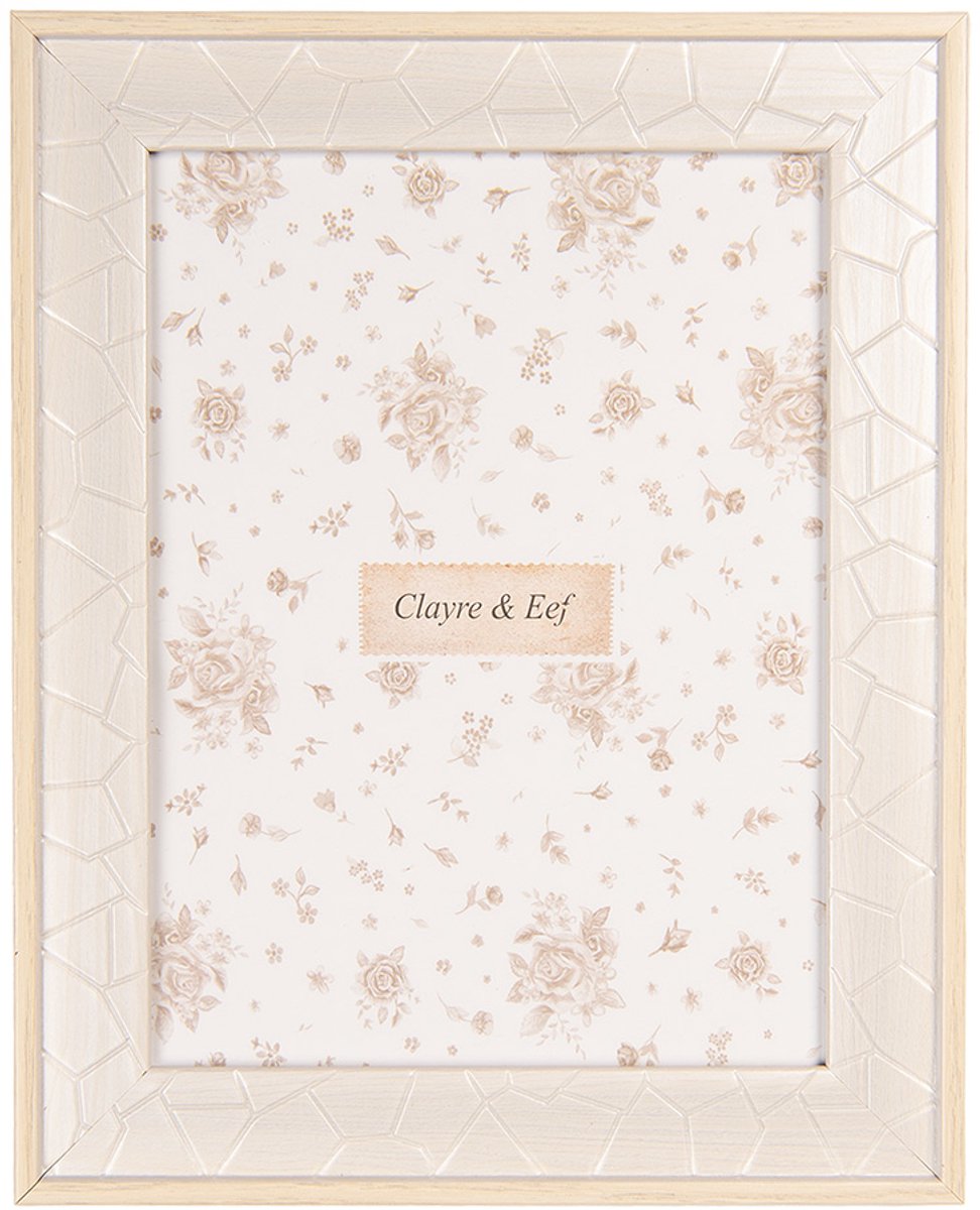 Clayre & Eef Fotolijst 10x15 cm Beige Kunststof