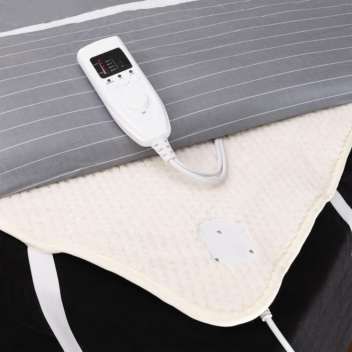 DailySupplies® Elektrische Onderdeken 2 Persoons - Warmtedeken Elektrisch - Extra Zacht - 160x140cm - Beige – foto 6