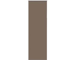 vidaXL - Rolgordijn - verduisterend - koffie - 70x230 - cm - stofbreedte - 65,7 - cm