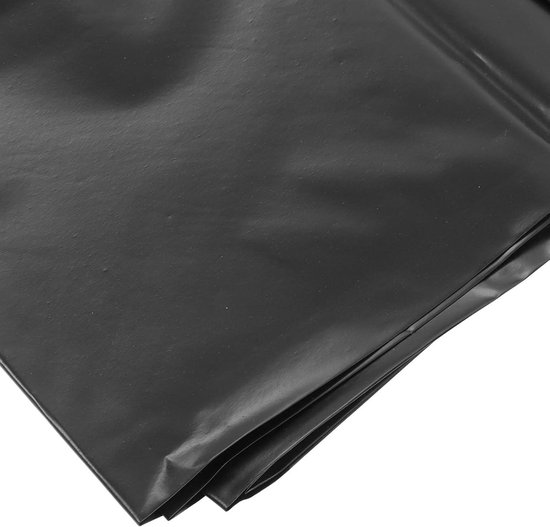 HDPE Vijverfolie 0,12 Mm – Zwart – Flexibel & UV-bestendig – 6,5x7 M – Voor Vijvers, Watertuinen & Watervallen – Eenvoudig Te Snijden & Plaatsen