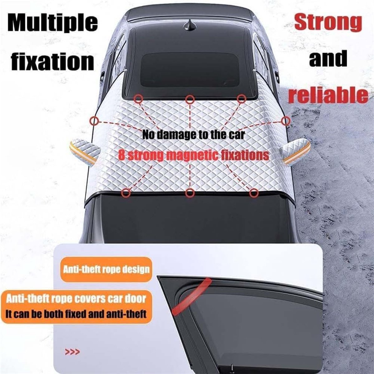 Autovoorruitafdekking,voor Hyundai Tucson Hybrid N Line 2023-2024 ultradikke beschermende voorruitafdekking auto Sneeuw IJs Vorst Zon stof Waterbestendig Autovoorruitafdekking,voor Hyundai Tucson Hybrid N Line 2023-2024 ultradikke beschermende voorruitafdekking auto Sneeuw IJs Vorst Zon stof Waterbestendig