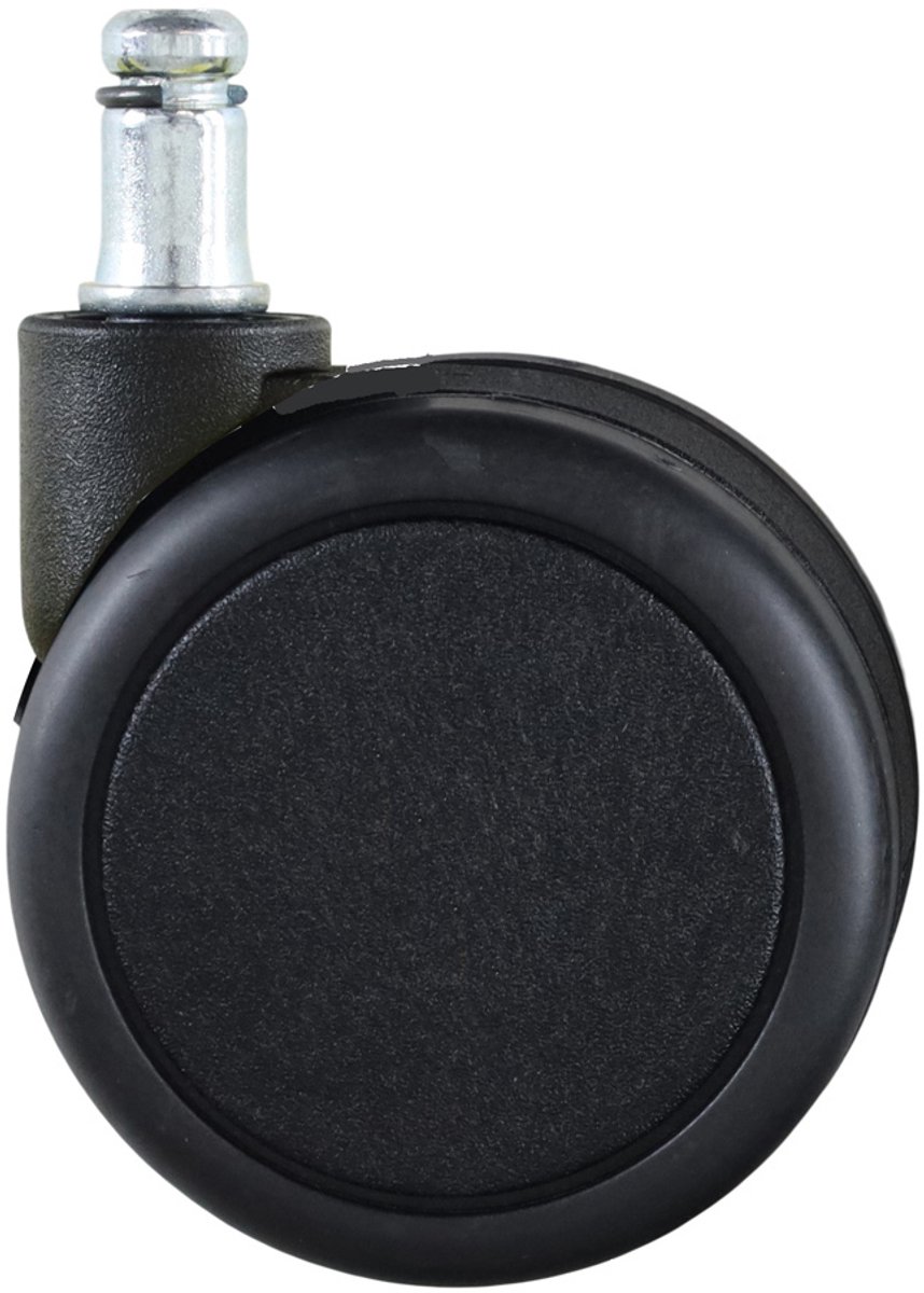 Wielen - bureaustoel - Gispen Zinn - Loffler Figo - 60mm - met adapter 23 mm - set van 5 - onbelast geremd