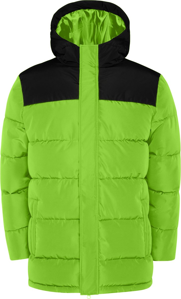 Roly Kids´ Tallin Jacket RY5075K Lime 225/ 02 14 years Zwart