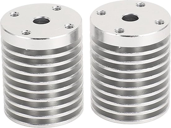 20Pcs 20mm Heat Sink, 20x20x6mm Small Aluminum Cooling Heat Sink Heat Sink Kit for PC Chips, 3D Printers and Electrical Equipment(With Glue