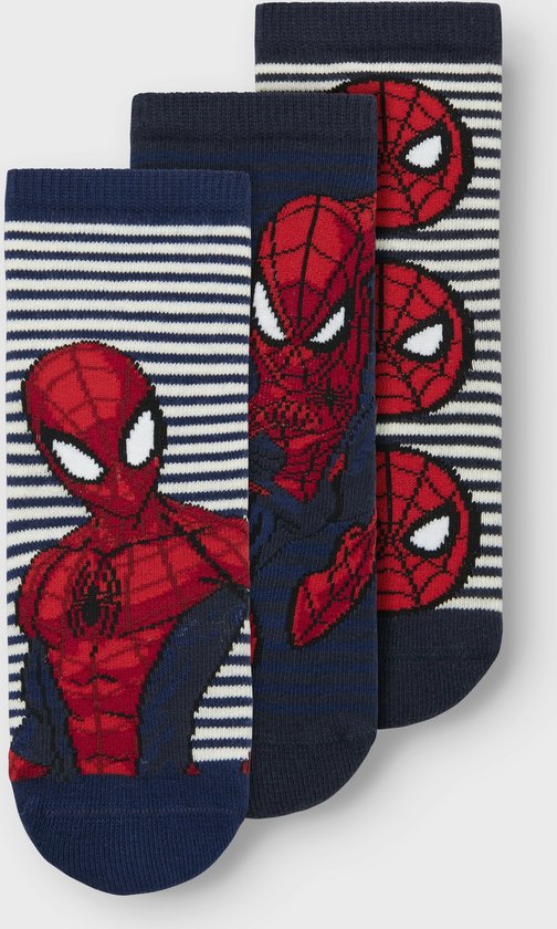 NAME IT - NMMADUS SPIDER 3P SOCK MAR - Garçons - Chaussettes