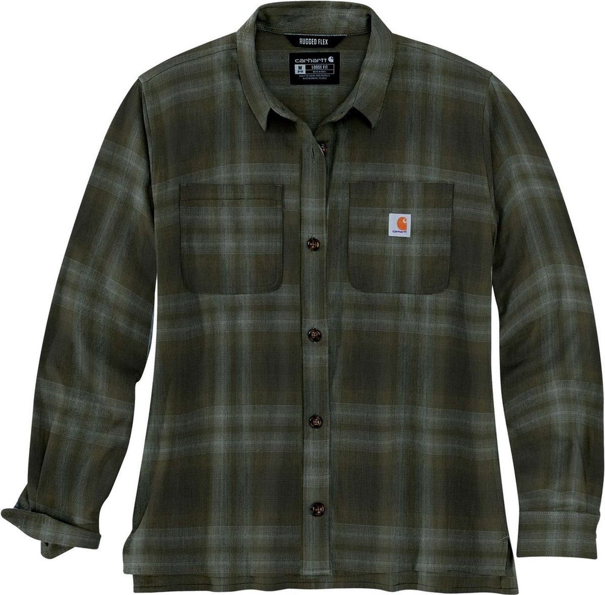 Carhartt Rugged Flex Loose Fit Overhemd Met Lange Mouwen L Groen