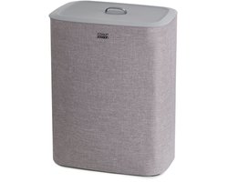 Joseph Joseph Tota Wasmand - 2 Compartimenten – Was Sorteren – 90 Liter - Grijs
