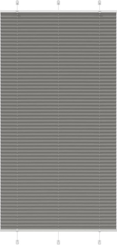 vidaXL Plissé rolgordijn 95x200 cm stofbreedte 94,4 cm polyester