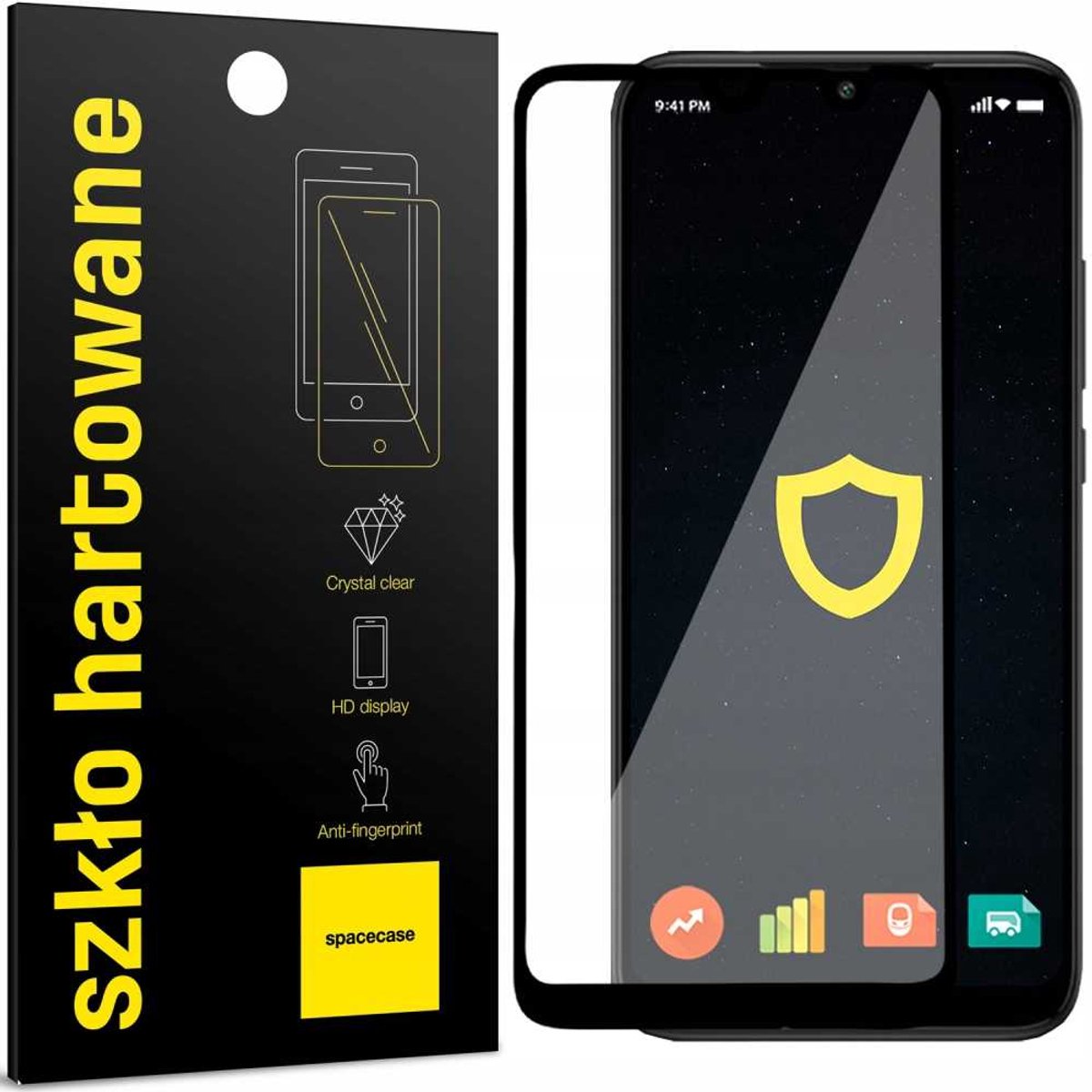Spacecase 5D Gehard Glas Voor Xiaomi Redmi 7 Volledige Glasbescherming